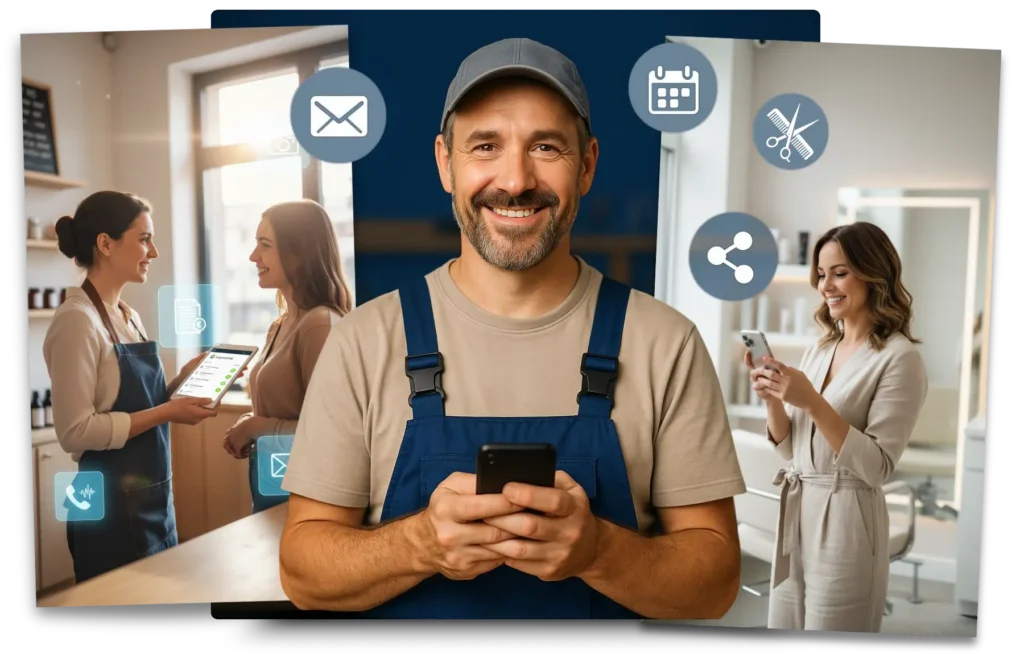 Artisan utilisant CopilotePME, l’assistant IA pour petites entreprises