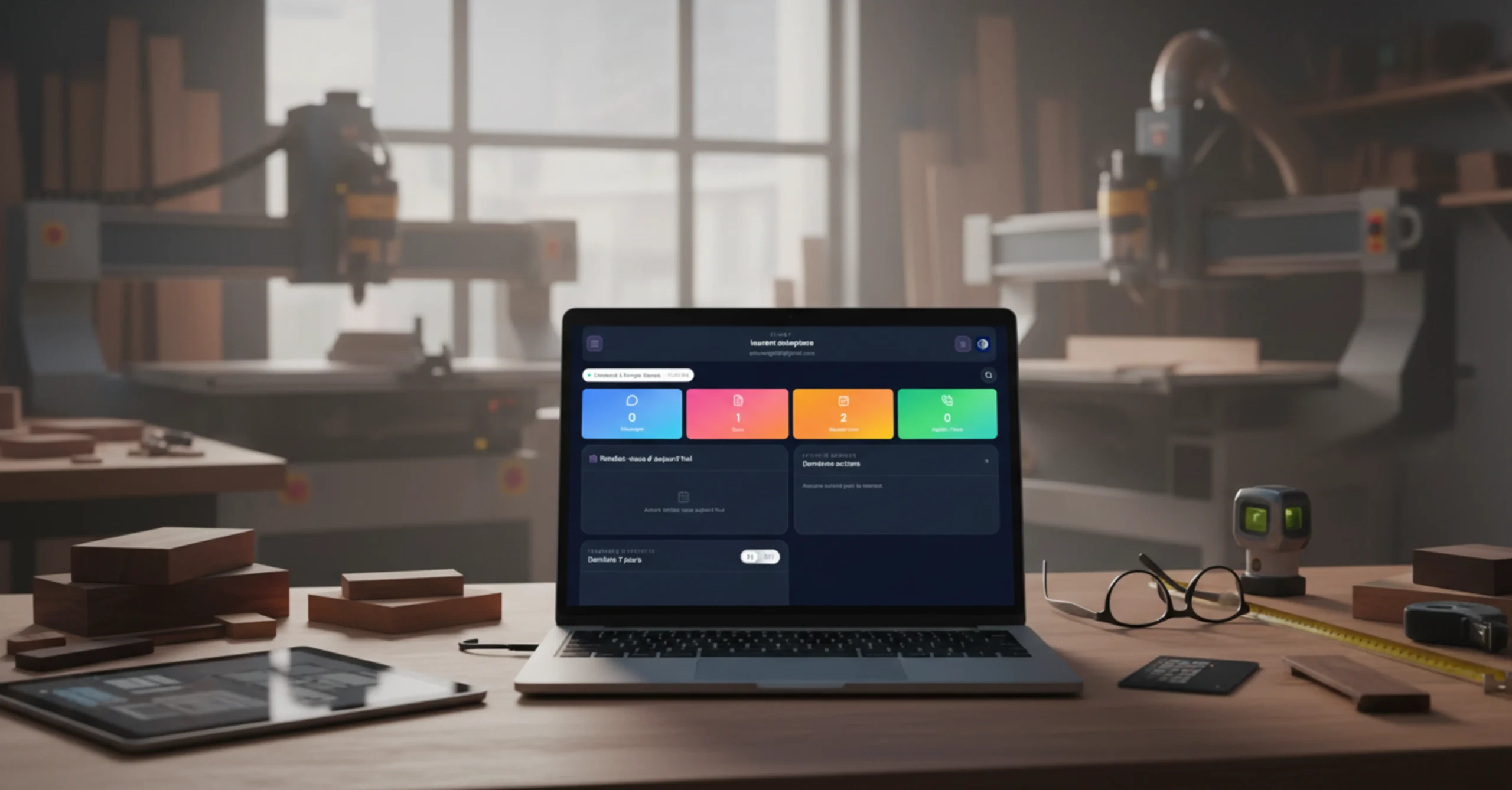 Aperçu du tableau de bord de gestion CopilotePME