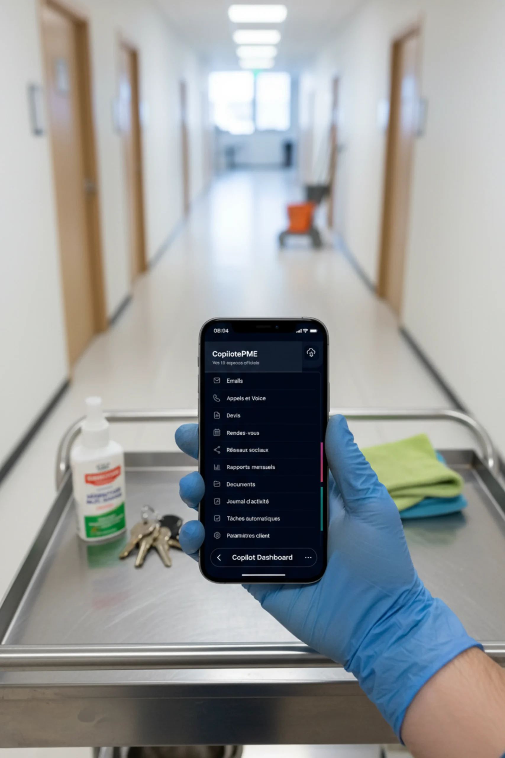 Aperçu du tableau de bord de gestion CopilotePME