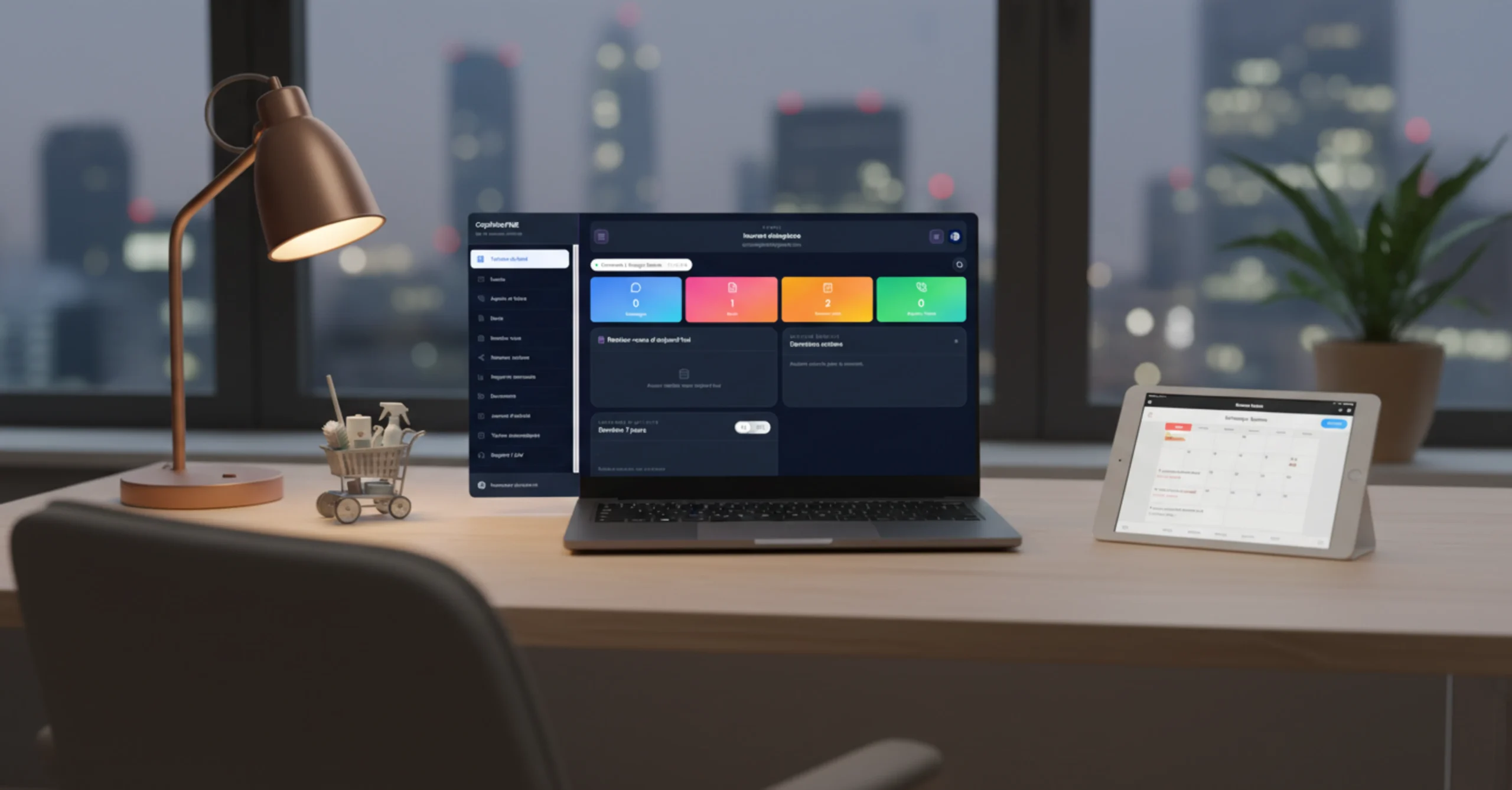 Aperçu du tableau de bord de gestion CopilotePME