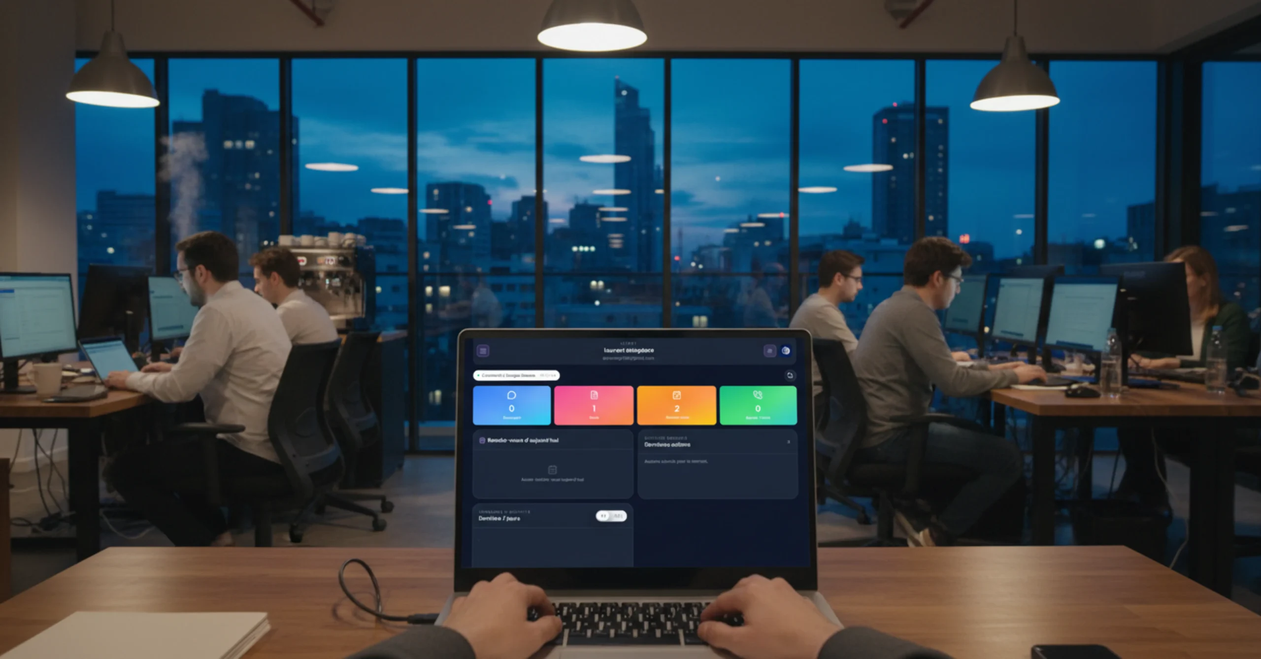 Aperçu du tableau de bord de gestion CopilotePME