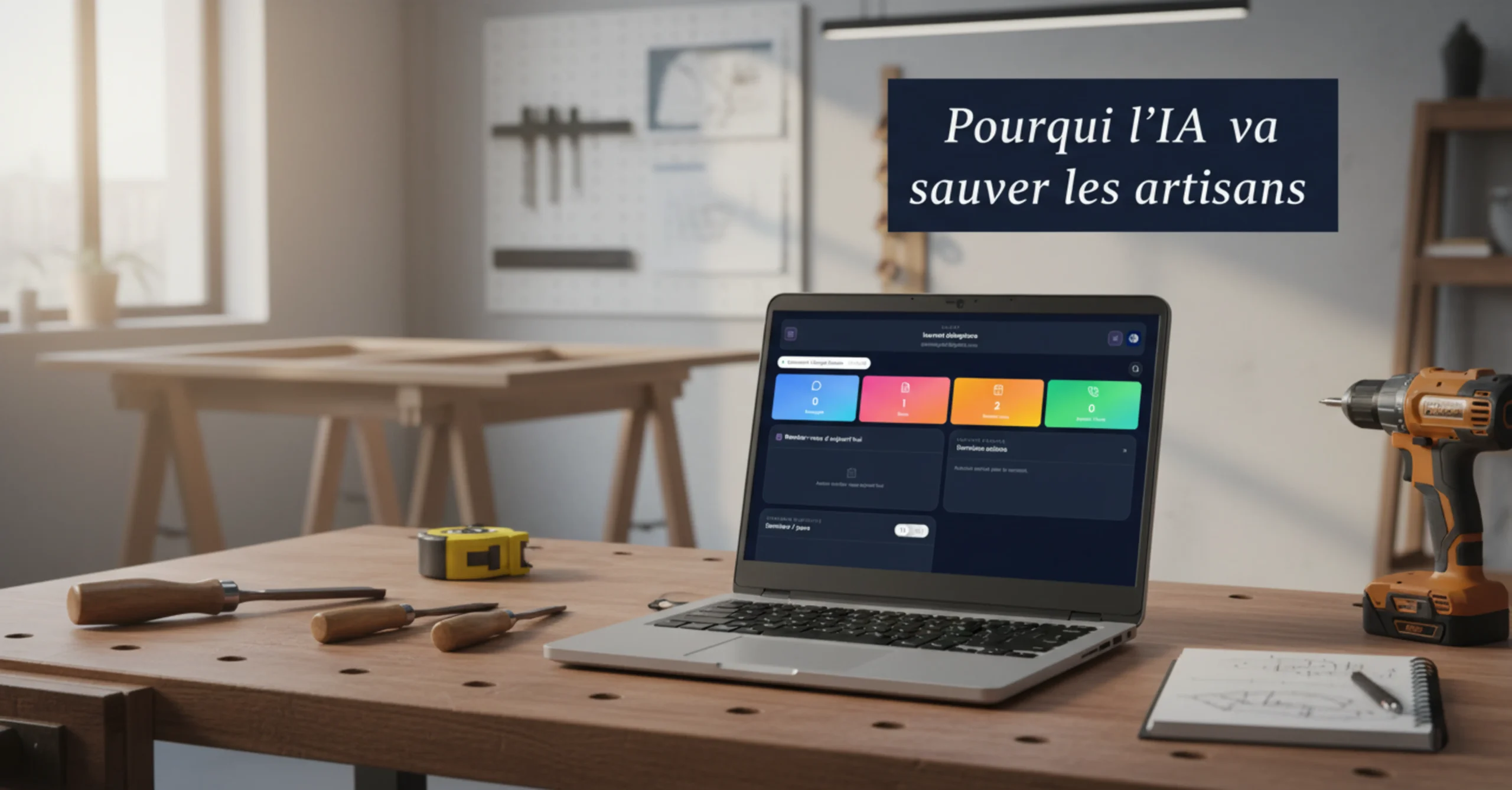 Aperçu du tableau de bord de gestion CopilotePME