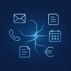 Outils CopilotePME pour gérer appels, e-mails, devis, agenda et paiements grâce à l’IA